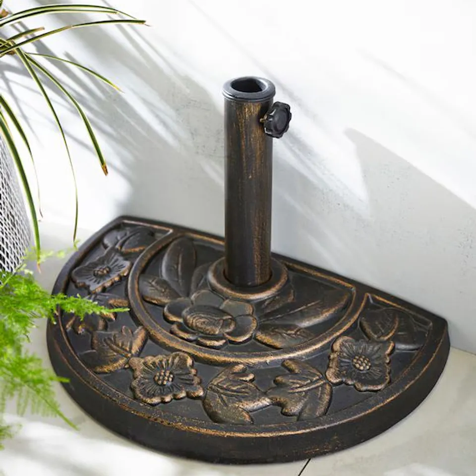 HALF GARDEN PARASOL BASE
