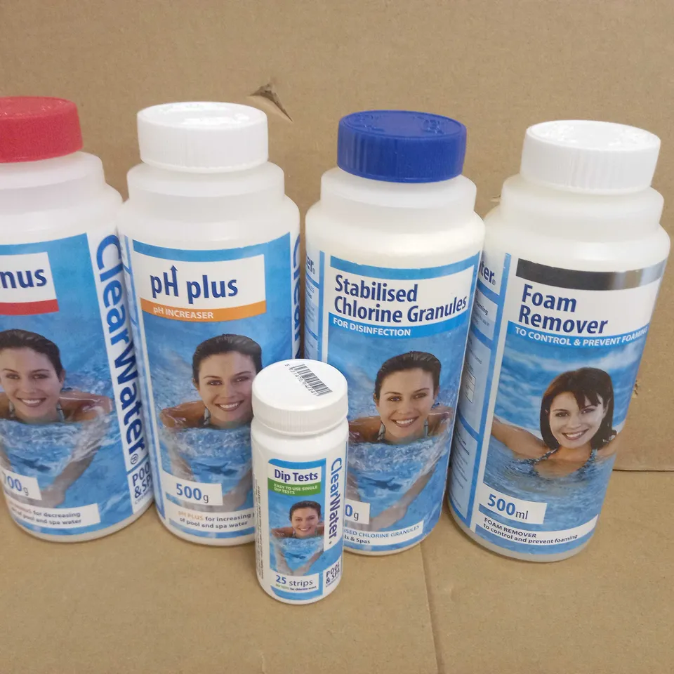 CLEAR WATER HOT TUB STARTER KIT