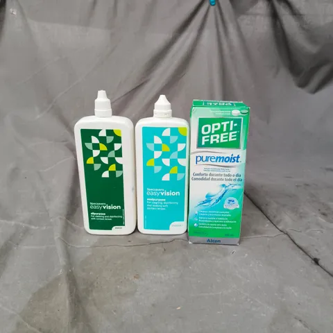 APPROXIMATELY 20 ASSORTED CONTACT LENS SOLUTION PRODUCTS - COLLECTION ONLY 