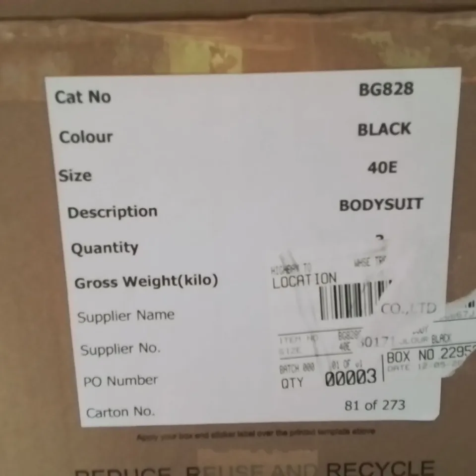 BOXED BRAND NEW APPROXIMATELY 3 SIMPLY BE BLACK BODYSUIT SIZE 40E