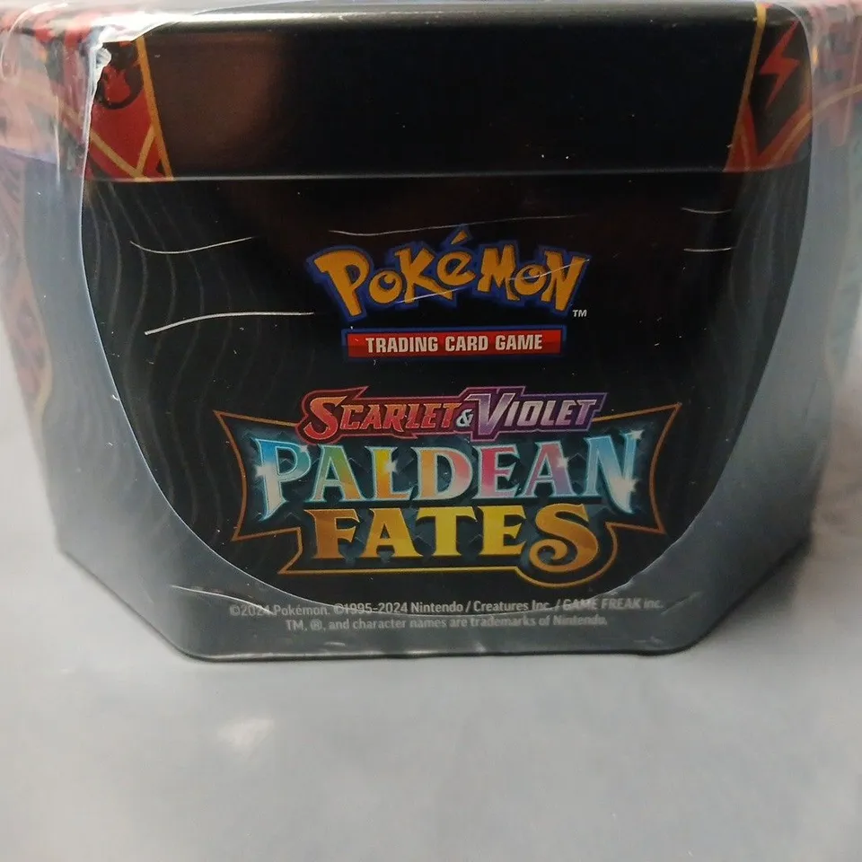 SEALED POKÉMON SCARLET & VIOLET PALDEA FATES TIN (TRADING CARD GAME)