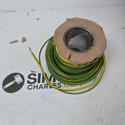GREEN/YELLOW EARTH CABLE ROLL – ELECTRICAL WIRE, COIL