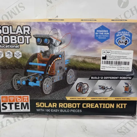 STEM EDUCATIONAL SOLAR ROBOT CREATION KIT