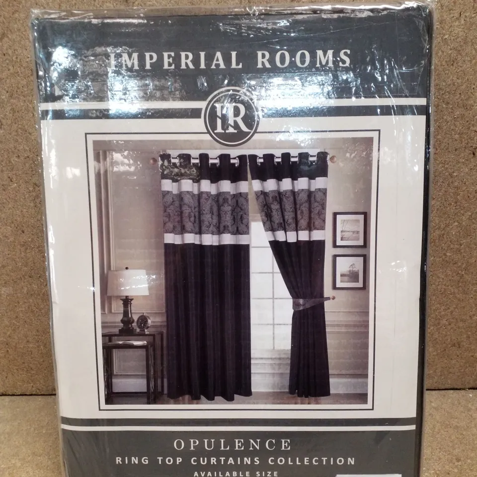 BRAND NEW IMPERIAL ROOMS OPULENCE 168×183CM FULLY LINED RING TOP CURTAIN