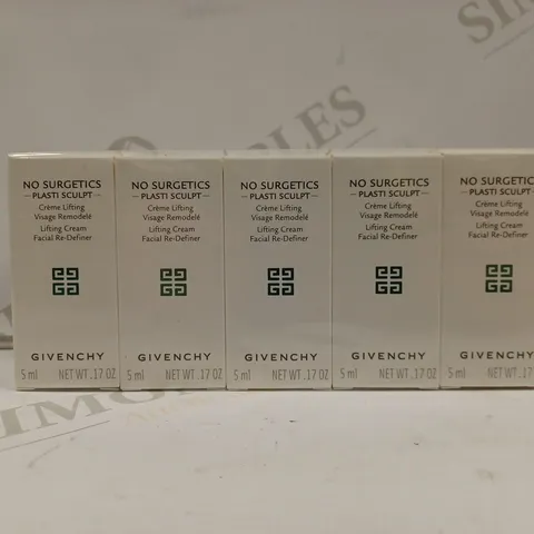 BOX OF APPROX 10 GIVENCHY NO SURGETICS PLASTI SCULPT FACIAL RE-DEFINER