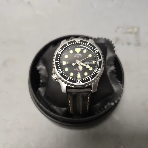 CITIZEN PROMASTER 200M BLACK DIAL WATCH