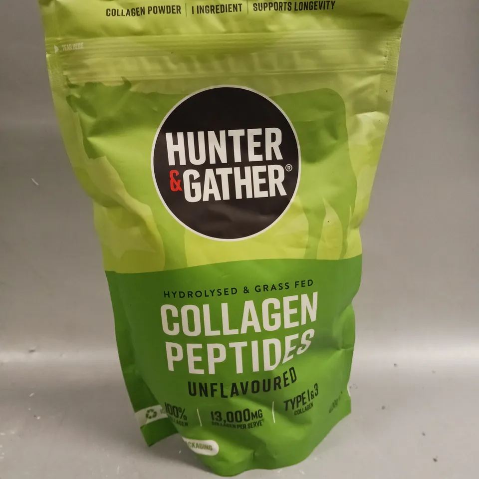 SEALED HUNTER & GATHER COLLAGEN PEPTIDES - UNFLAVOURED - 400G 