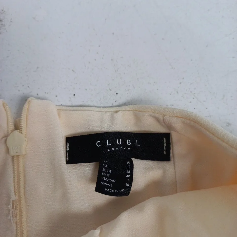 CLUB L LONDON YELLOW WOMENS OUTFIT UK 10