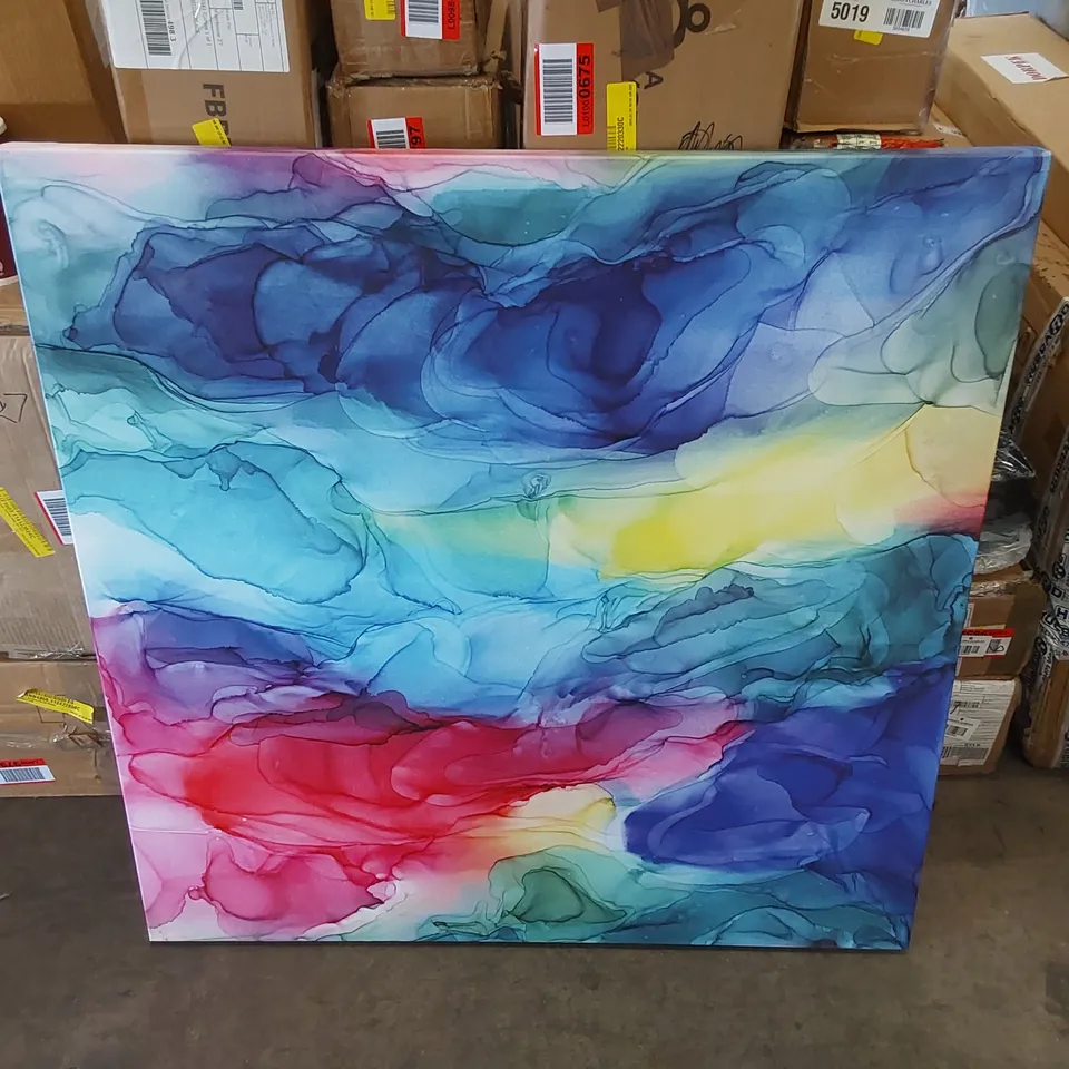 RAINBOW BLENDS - WRAPPED CANVAS PRINT 