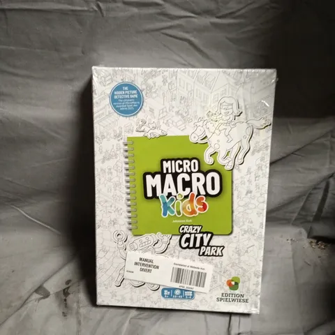 MICRO MACRO KIDS: CRAZY CITY PARK – BOARD GAME (EDITION SPIELWIESE) BOXED