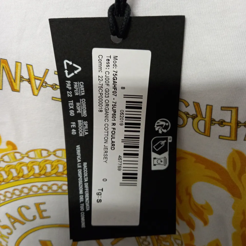 VERSACE JEANS COUTURE WHITE T-SHIRT