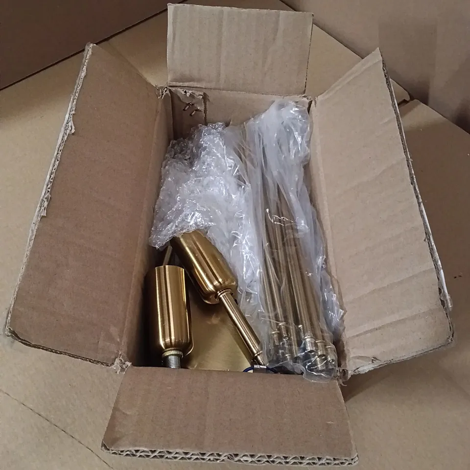 BOXED CEILING LIGHT - BRASS (1 BOX)