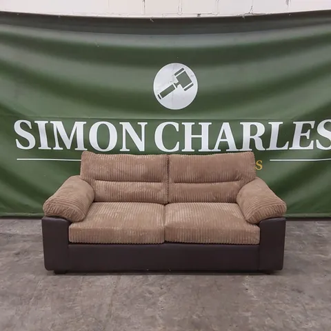 ARMSTRONG 3 SEATER SOFA - BROWN