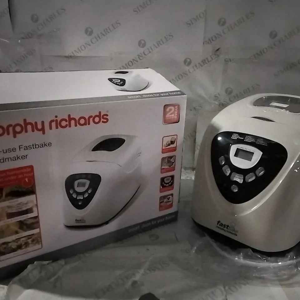 BOXED MORPHY RICHARDS MULTI-USE FASTBACK BREADMAKER