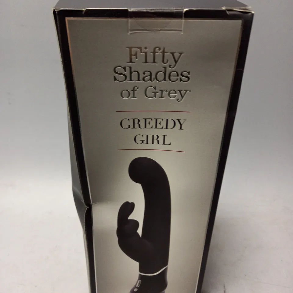 BOXED FIFTY SHADES OF GREY GREEDY GIRL G-SPOT RABBIT VIBRATOR