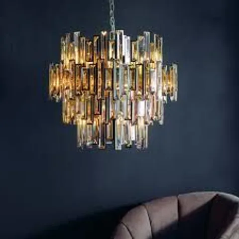 BOXED VOGUE DANTE 15 LIGHT CHANDELIER (1 BOX)