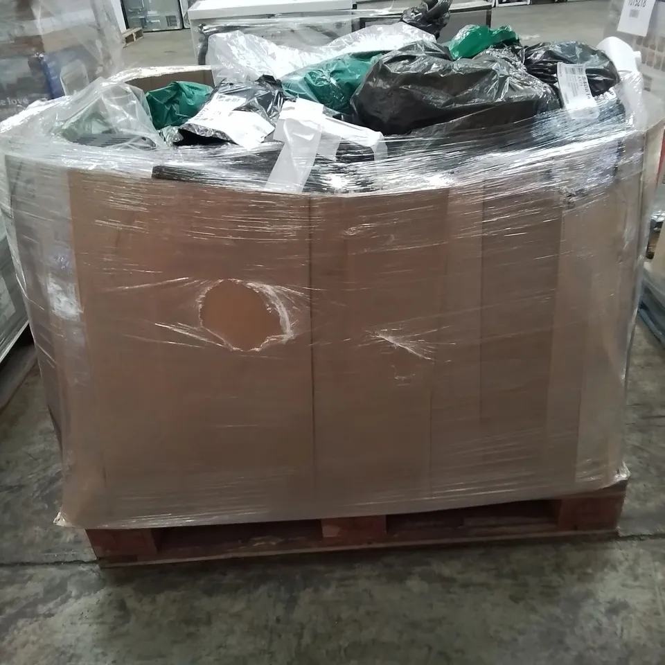 PALLET OF APPROXIMATELY 25 UNPROCESSED RAW RETURN HOUSEHOLD AND ELECTRICAL GOODS TO INCLUDE;