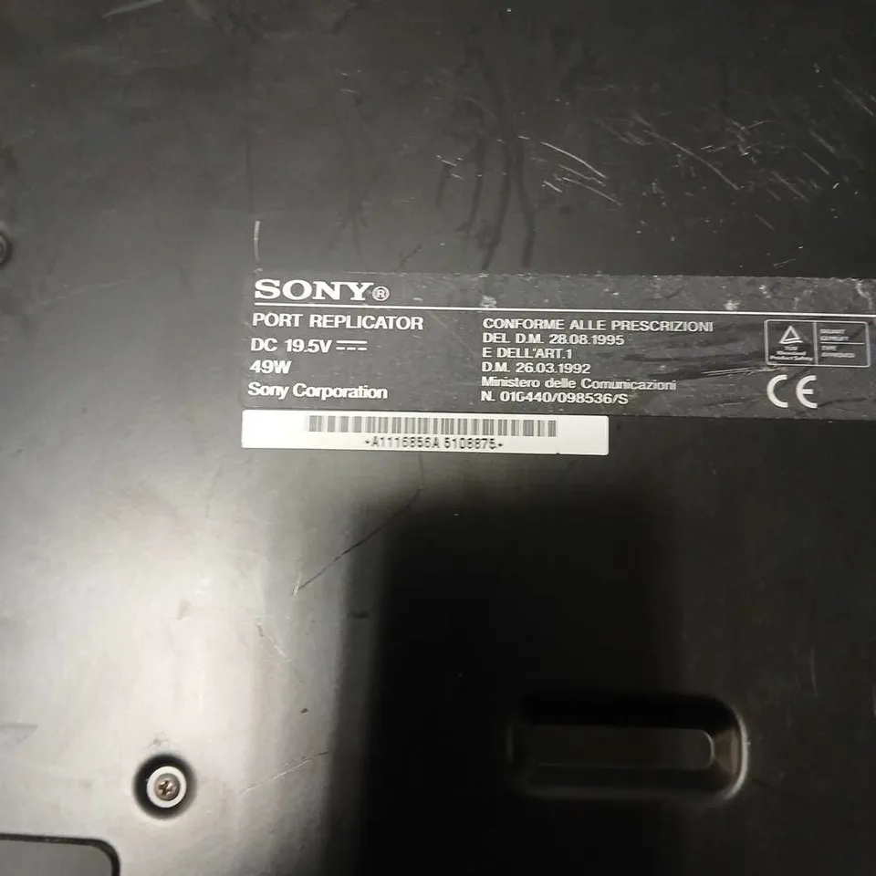 SONY VAIO PORT REPLICATOR DOCKING STATION VGP-PRFS10V – BLACK