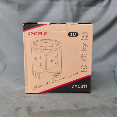 BOXED KEMELO ZYC011 CUBE EXTENSION LEAD