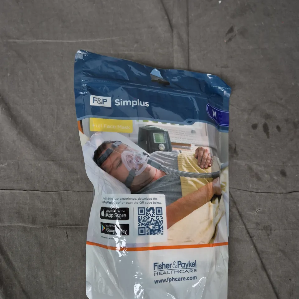 F&P SIMPLUS FULL FACE CPAP MASK – MEDIUM