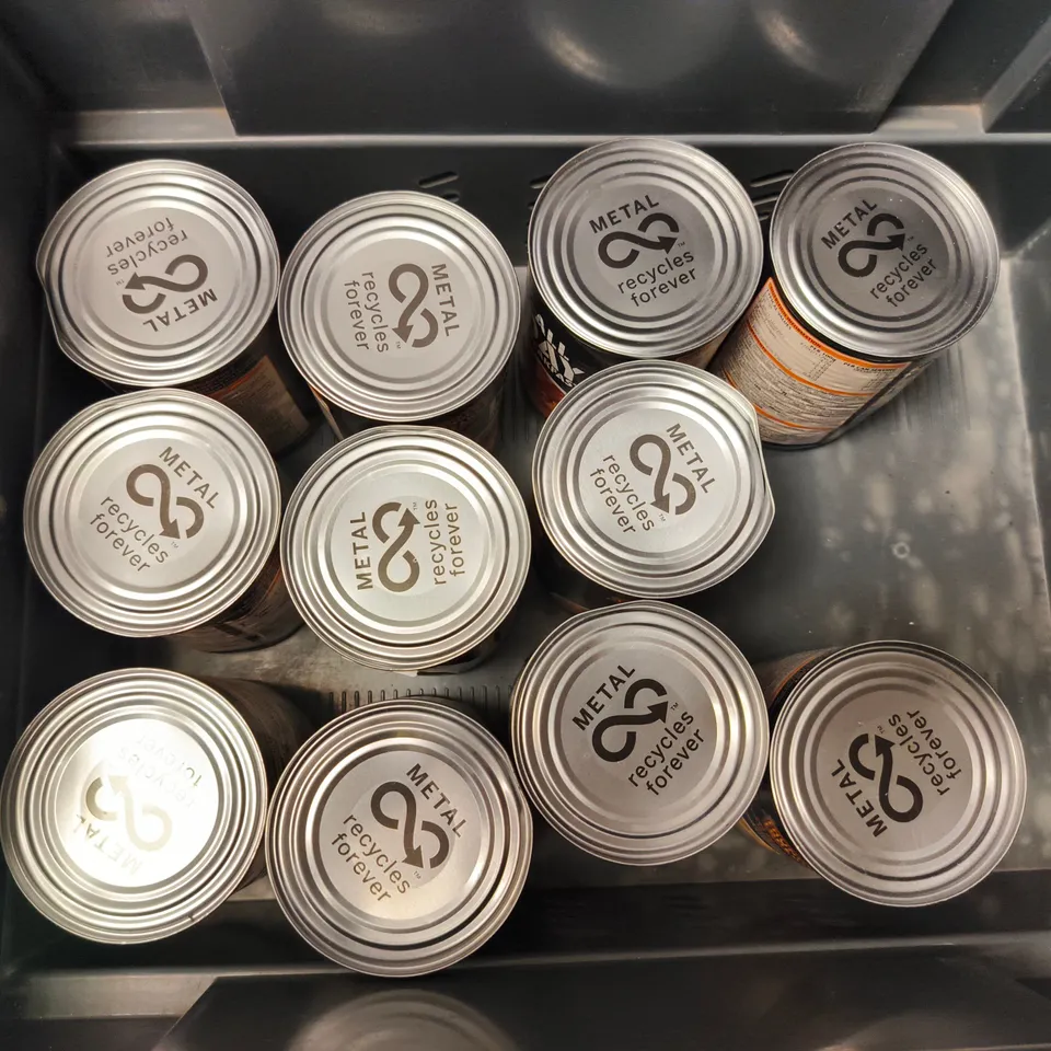 APPROXIMATELY 12 HUNGER BREAKS ALL DAY BREAKFAST CANS - COLLECTION ONLY