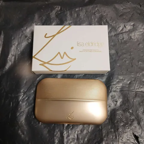 LISA ELDRIDGE EYESHADOW PALETTE – GOLD CASE, 6 SHADES, BOXED