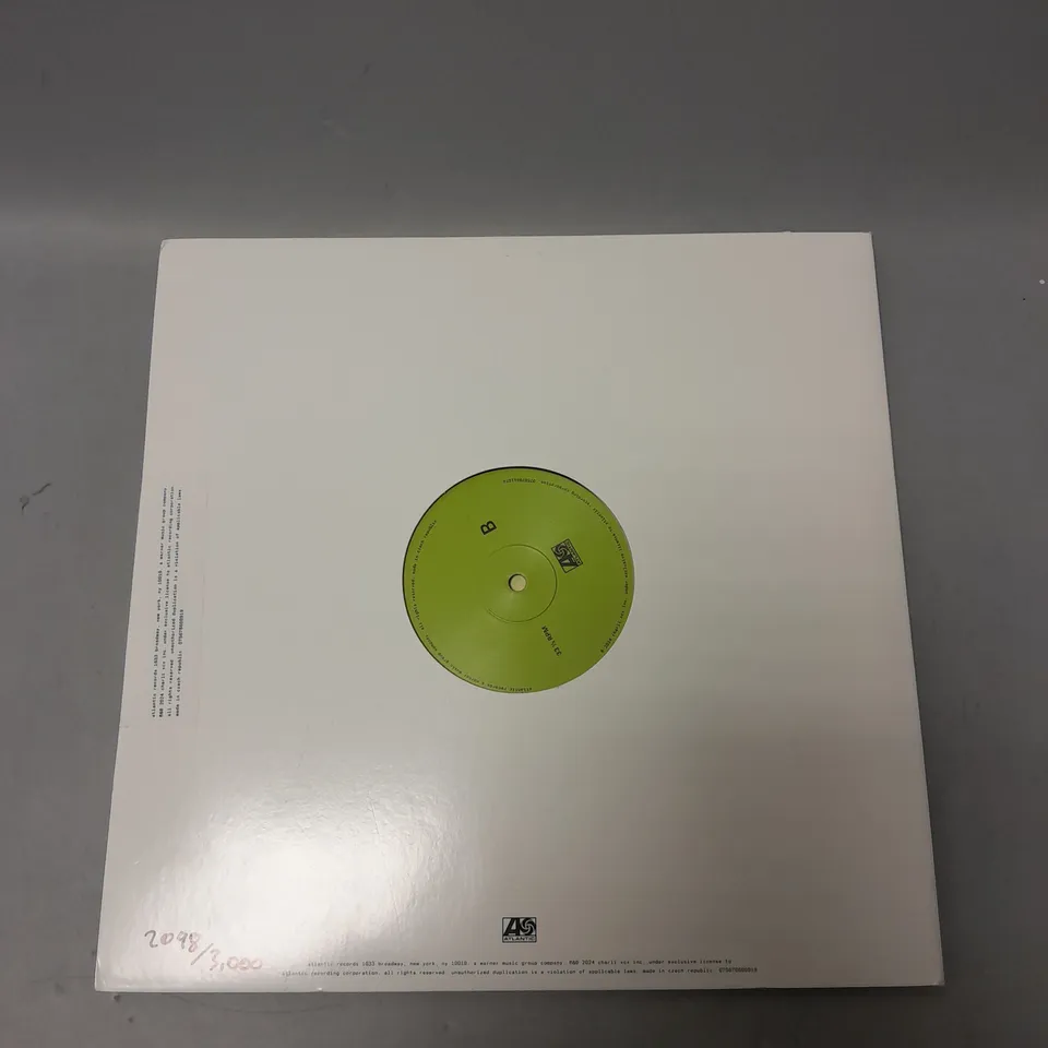 CHARLI XCX BRAT LIMITED EDITION 2098 VINYL 