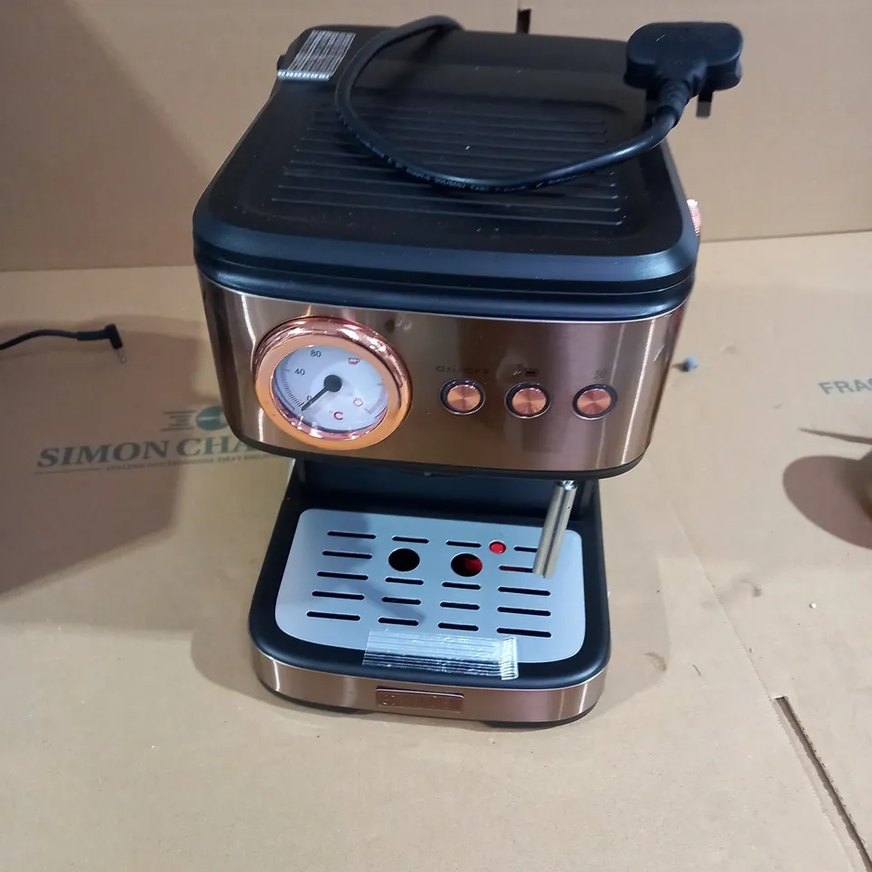HADEN MULTIFUNCTION, STEEL ACCENTS ESPRESSO PUMP COFFEE MACHINE