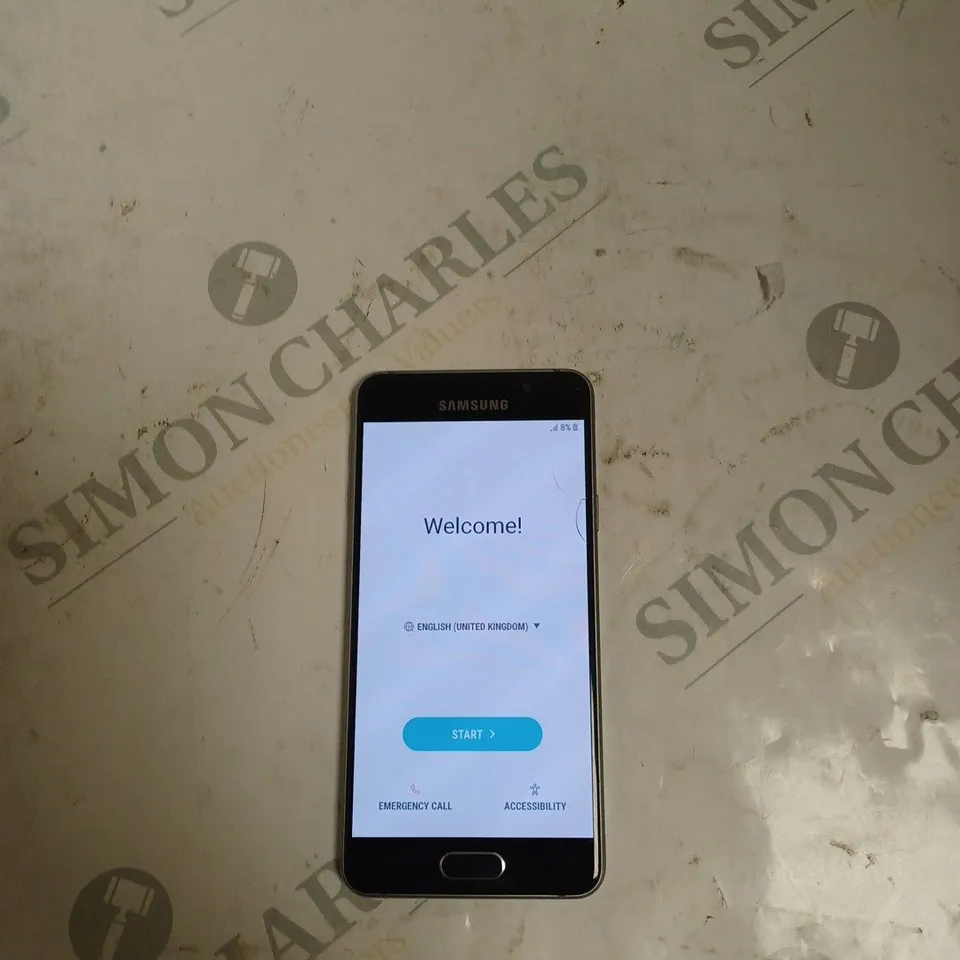 SAMSUNG A3 HANDHELD DEVICE. 