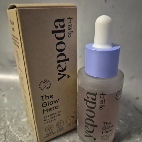 BOXED YEPODA THE GLOW HERO SERUM 30ML 
