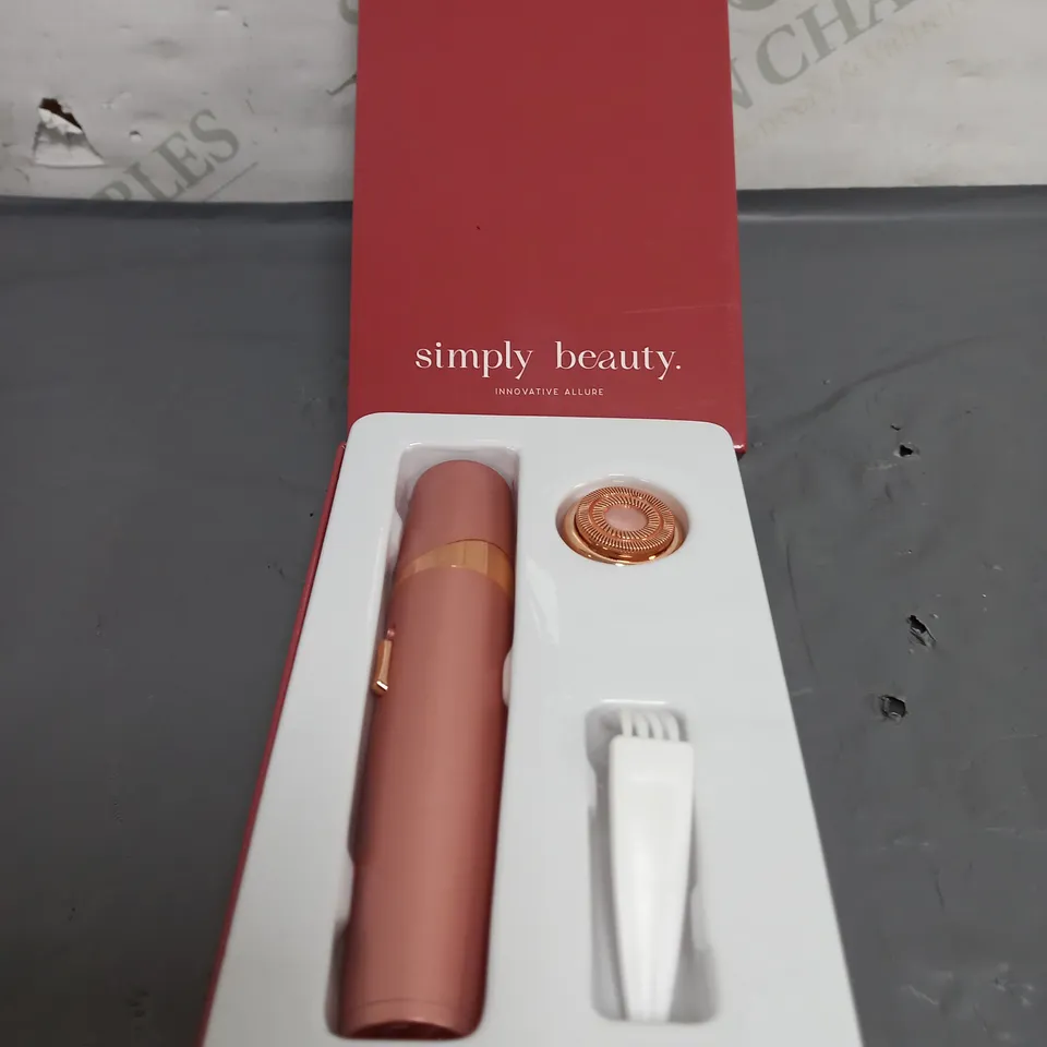 BOXED SIMPLY BEAUTY SINGLE HAIR EPILATOR IN ROSE GOLD