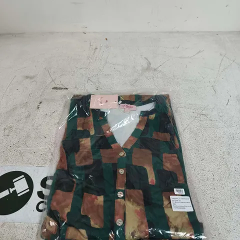 LA MAREY SMALL MULTI PATTERN DRESS TAGGED BAGGED