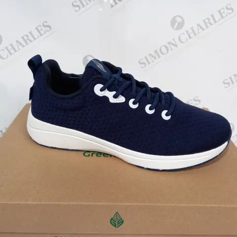 BOXED GREEN STEPS BLUE TENCELL SNEAKER WOMANS - SIZE 6