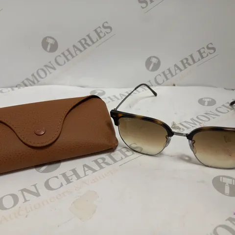 RAY-BAN NEW CLUBMASTER HAVANA ON GUNMETAL SUNGLASSES