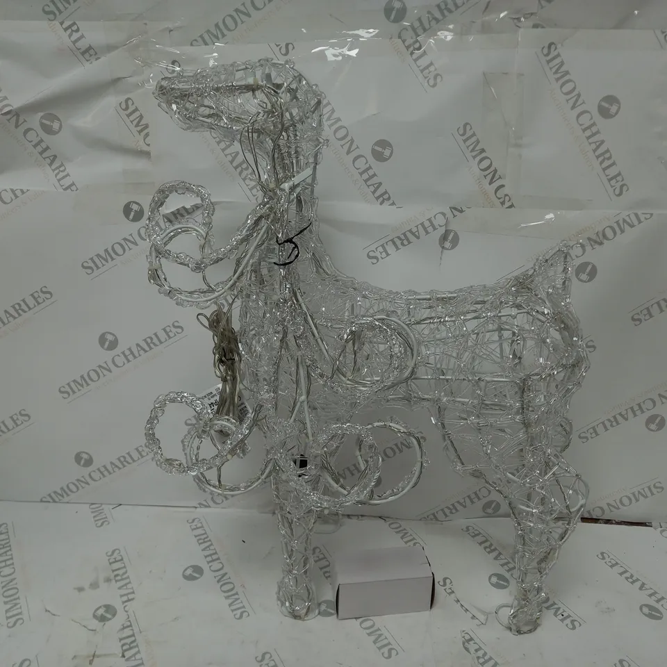 OUTDOOR SPUN ACRYLIC STANDING REINDEER  RRP £59.99