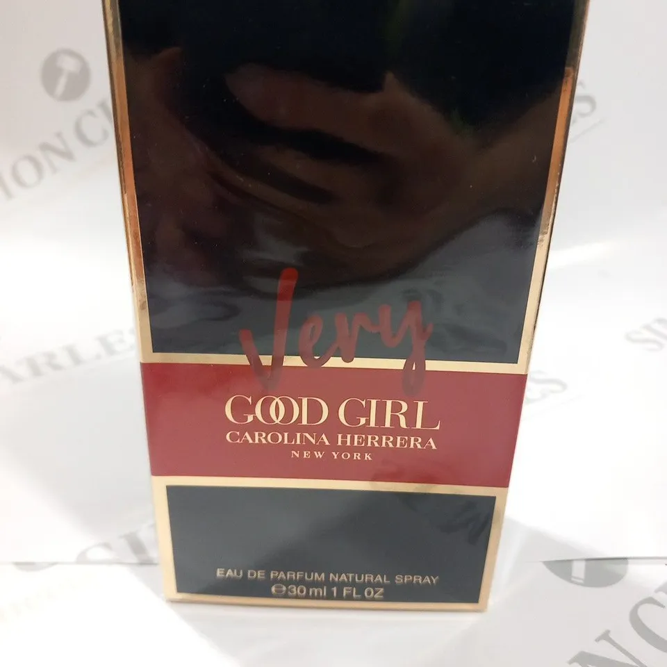 BOXED AND SEALED VERY GOOD GIRL CAROLINA HERRERA EAU DE PARFUM 30ML