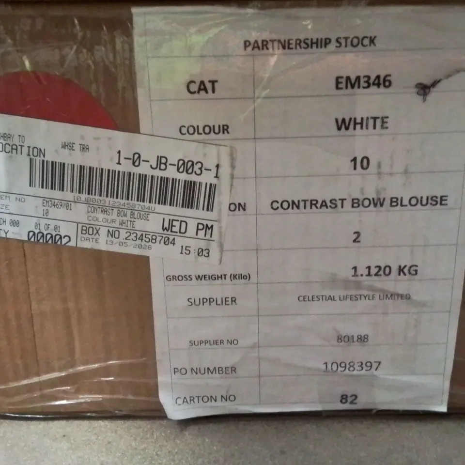 BOXED BRAND NEW APPROXIMATELY 2 SIMPLY BE CONTRAST BOW BLOUSE WHITE SIZE 10