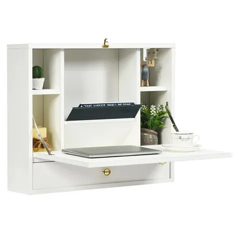 ABDULCABBAR FOLDABLE WOODEN FLOATING DESK