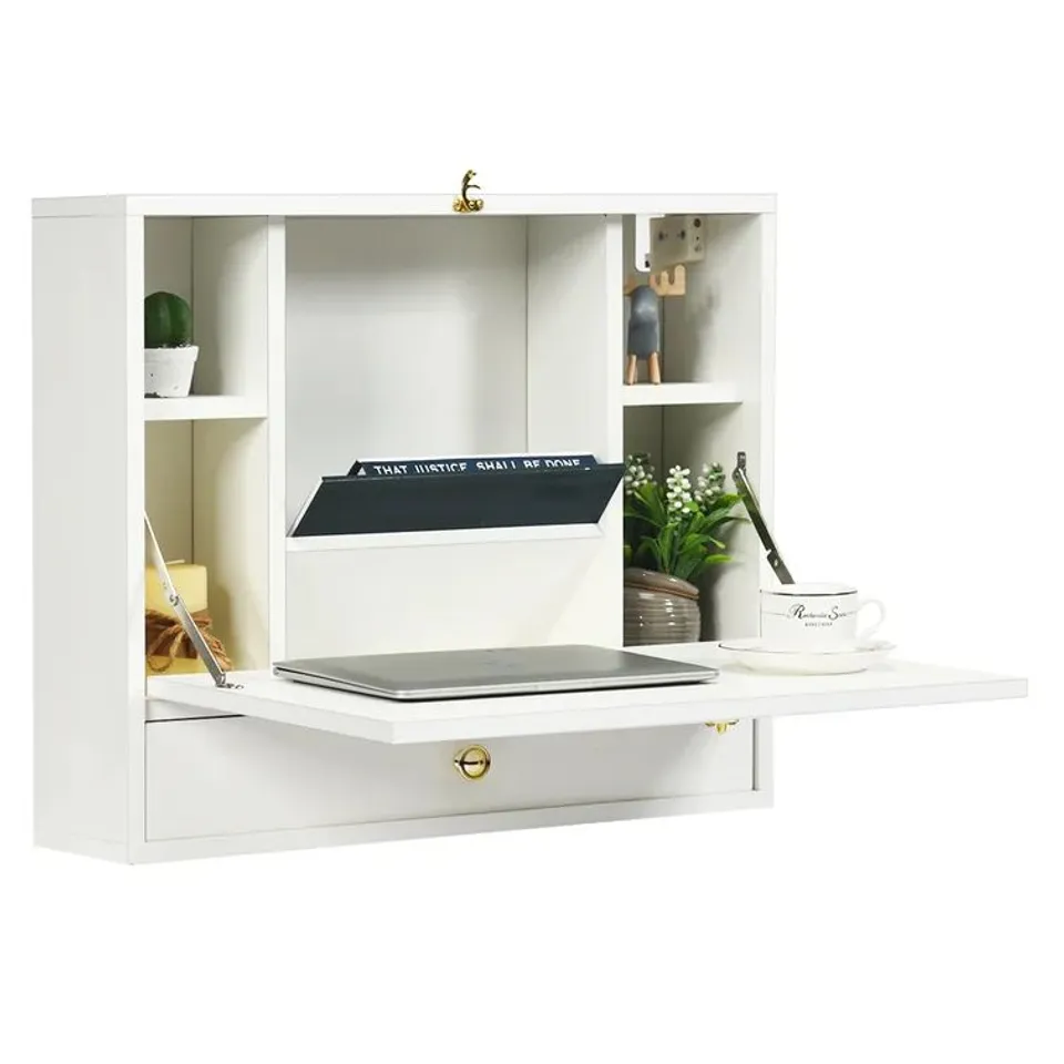 ABDULCABBAR FOLDABLE WOODEN FLOATING DESK