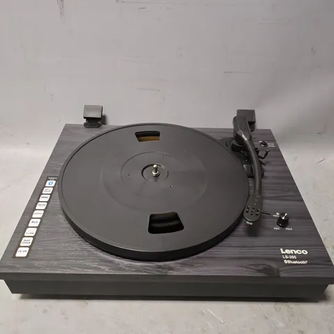 BOXED LENCO LS-300BK V2 TURNTABLE WITH BLUETOOTH