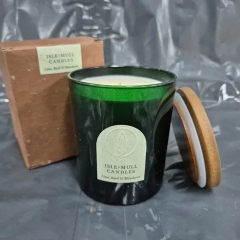 ISLE OF MULL LIME, BASIL & MANDARIN SCENTED CANDLE