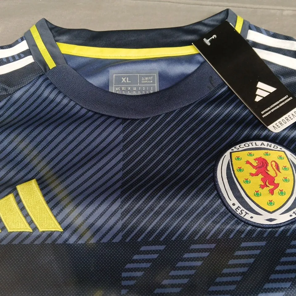ADIDAS SCOTLAND FOOTBALL JERSEY - XL
