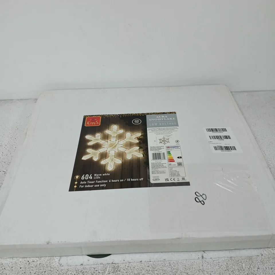 AURA SNOWFLAKE OUTDOOR CHRISTMAS LIGHT - 60 CM