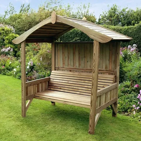 BOXED ZEST OUTDOOR BURGHLEY ARBOUR (3 BOXES)