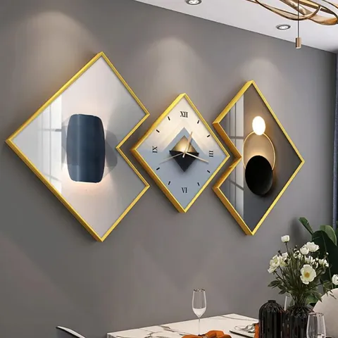 BOXED OVERSIZED SILENT WALL CLOCK (1 BOX)