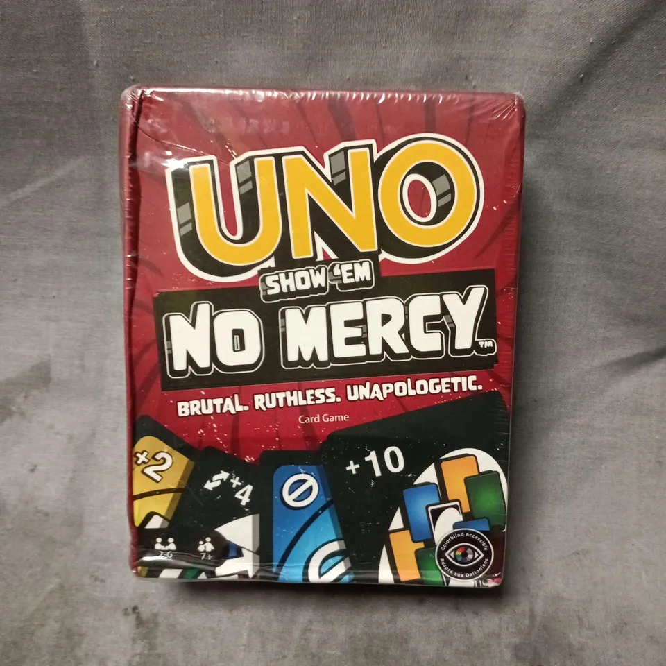 SEALED UNO SHOW EM NO MERCY CARD GAME