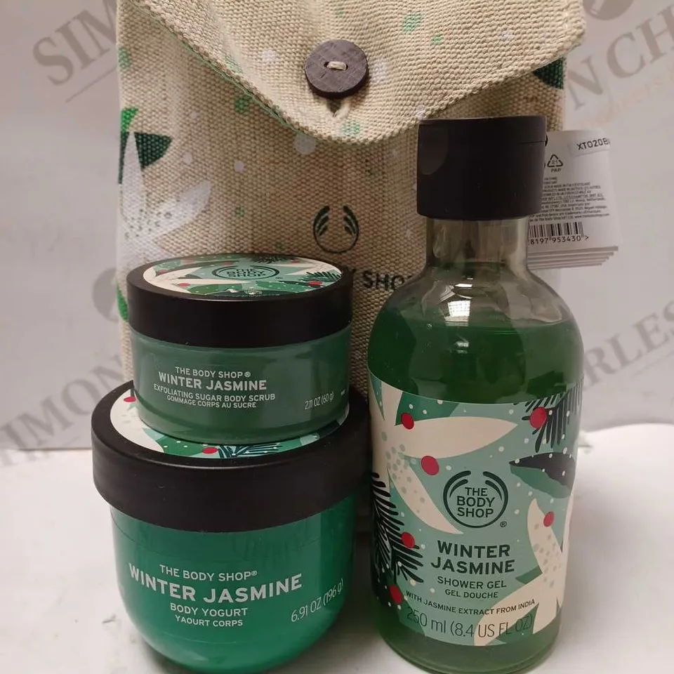 THE BODY SHOP WINTER JASMINE LITTLE GIFT POUCH