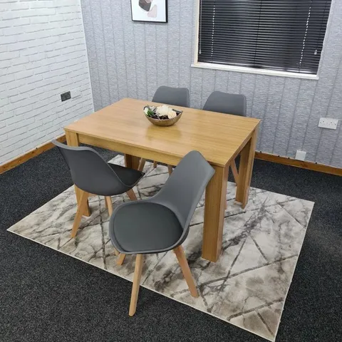BOXED BROOKNEAL 4-PERSON DINING SET (2 BOXES)