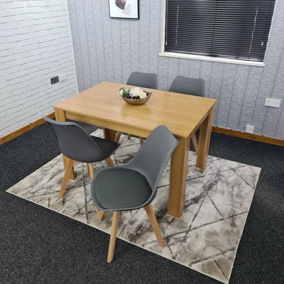 BOXED BROOKNEAL 4-PERSON DINING SET (2 BOXES)