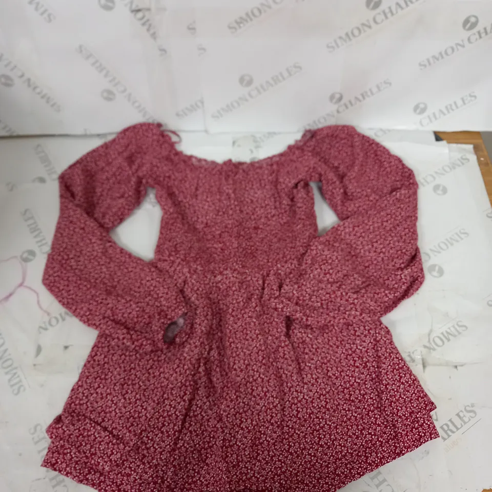 HOLLISTER FLORAL PATTERN SHIRT SIZE S 